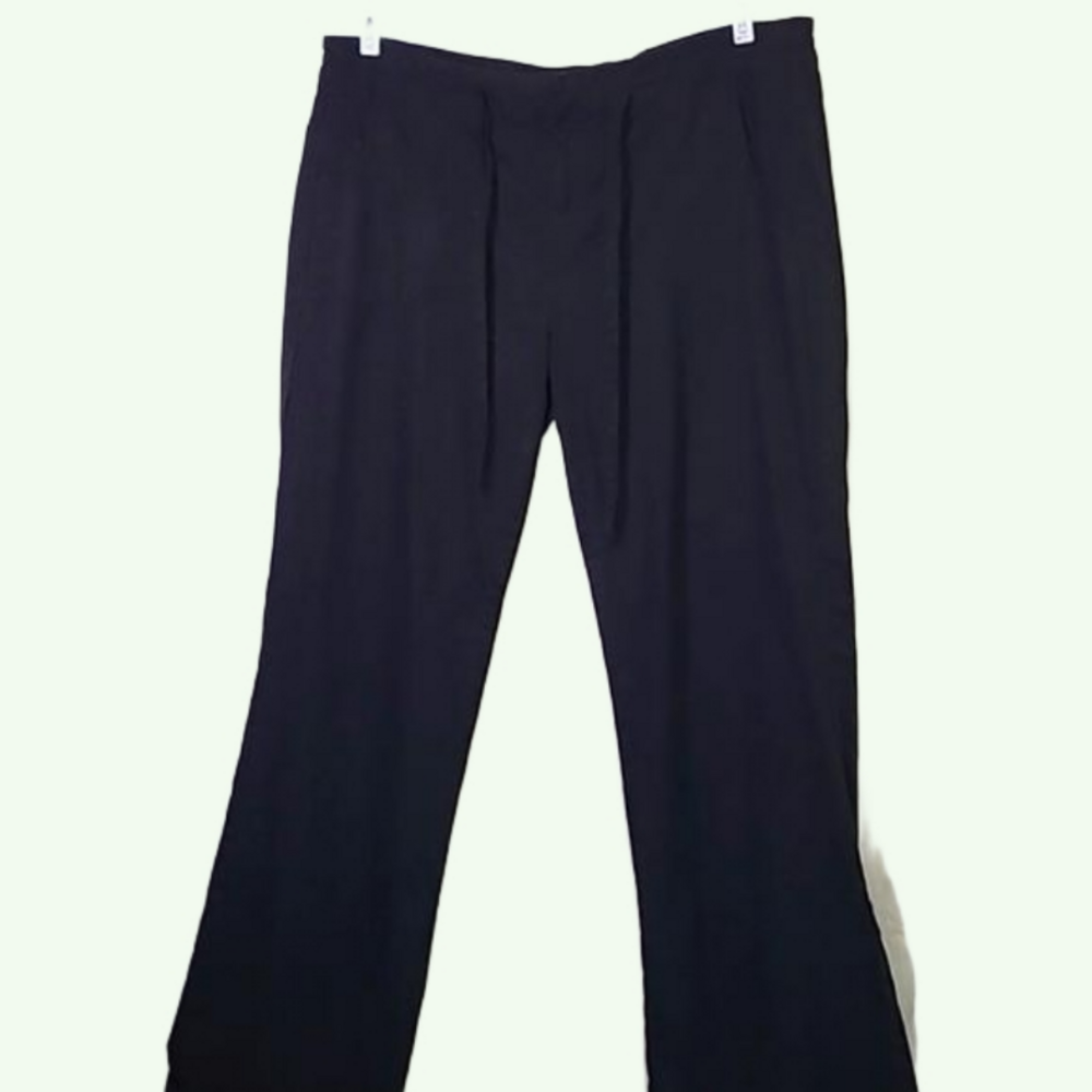 Alloy Apparel black linen/cotton blend drawstring pants. Sz. 35